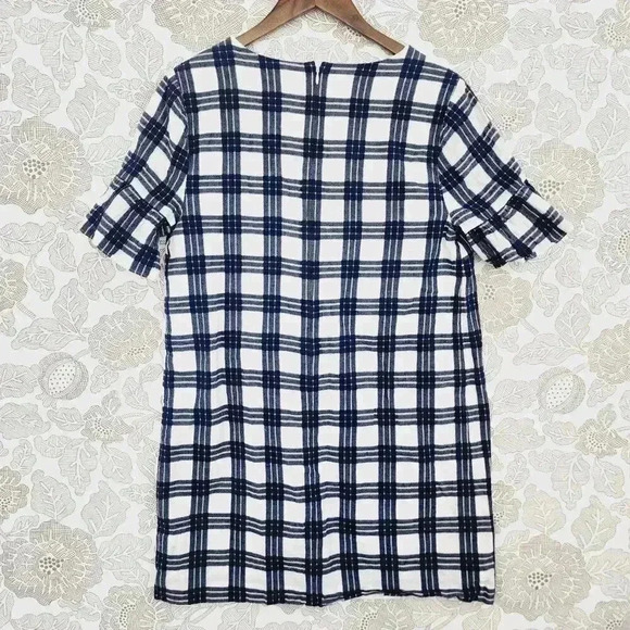 Madewell Cotton Blend Short sleeve Mini Shift Dress 8 - Picture 2 of 8